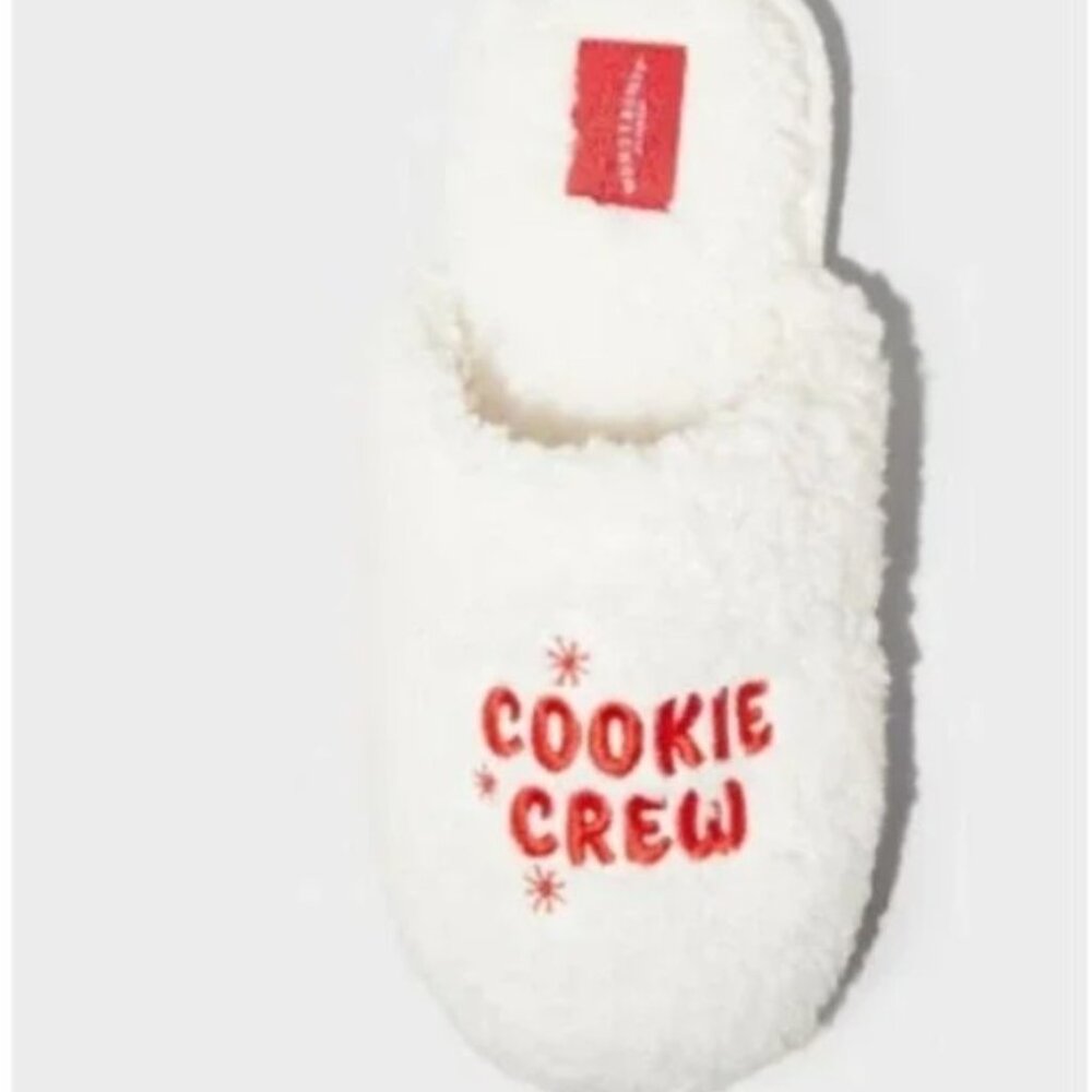 🆕 Wondershop "Cookie Crew" Scuff Slippers 🍪Women’s Medium (7/8) ❄️